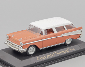 CHEVROLET Nomad (1957), brown / white
