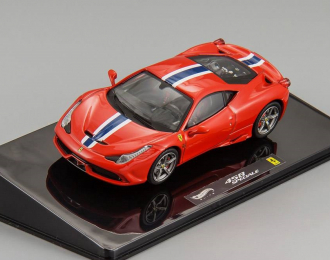 FERRARI 458 Speciale, red with stripes