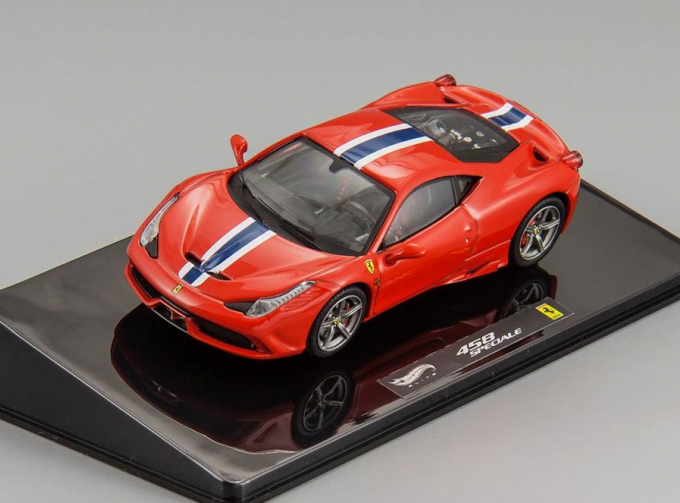 FERRARI 458 Speciale, red with stripes