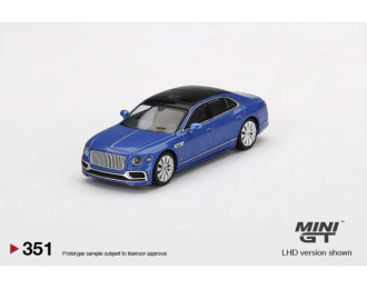 Bentley Flying Spur, blue with black roof