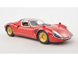 ALFA ROMEO Tipo 33 Stradale (1967), red