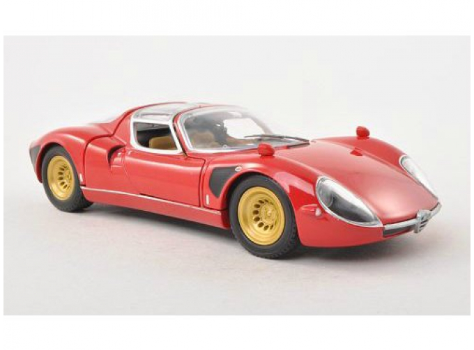 ALFA ROMEO Tipo 33 Stradale (1967), red