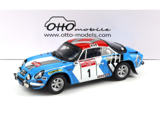 ALPINE A110 1800 #1 Jean-Luc Therier/Jacques Jaubert San Remo (1973), white/blue/red