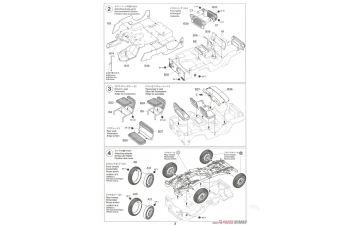 Сборная модель North American P-51D Mustang & 1/4-ton 4x4 Light Vehicle Set