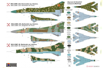 Сборная модель MiG-23MF „Danubian Floggers“