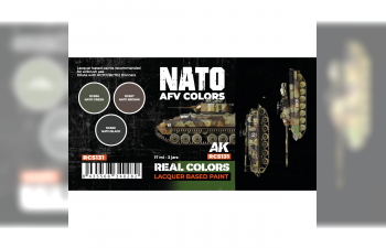 Набор лаковых красок, цвета для бронетранспортеров НАТО / NATO AFV Colors Set