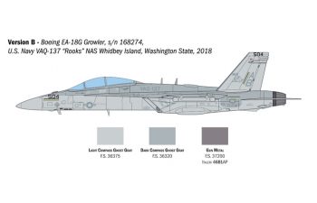 Сборная модель BOEING Ea-18g Growler Military Airplane 2006