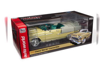 CHEVROLET Bel Air Convertible (1955) Harvest Gold & India Ivory (золотой с бежевым)