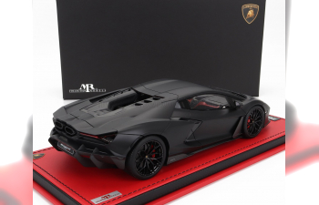 LAMBORGHINI Revuelto (2023) - Con Vetrina - With Showcase, Nero Nemesis - Matt Black