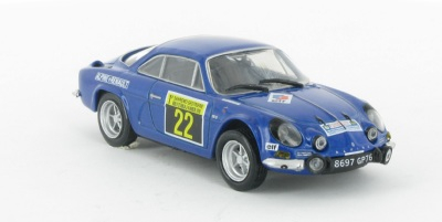 ALPINE A 110 n°22 Rallye d'Italie de 1970, серия Alpine and Renault Sportives 73, синий