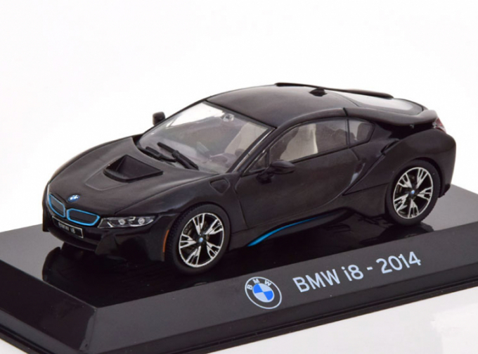 BMW I8 (2014) - Con Vetrina - With Showcase, Black