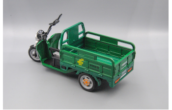 Трицикл электро (China POST), зелёный, 24 см