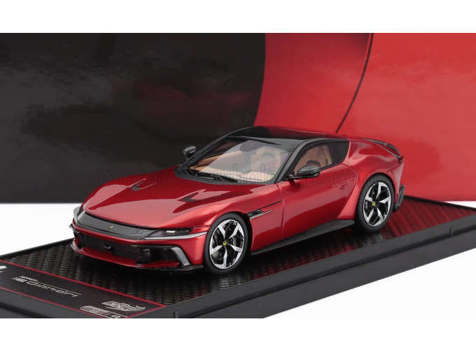 FERRARI 12cilindri V12 830cv Panoramic Roof (2024), Rosso Fuoco - Red Met Black