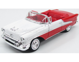OLDSMOBILE SUPER 88 CABRIOLET OPEN (1955), red/white 