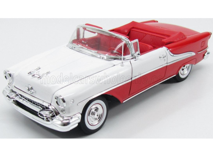 OLDSMOBILE SUPER 88 CABRIOLET OPEN (1955), red/white 