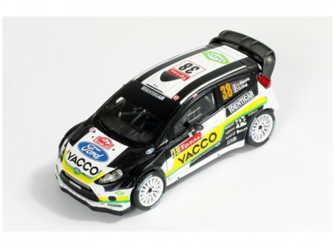 FORD FIESTA RS WRC 38 J.MAURIN-O.URAL Rally Monte Carlo 2012, black