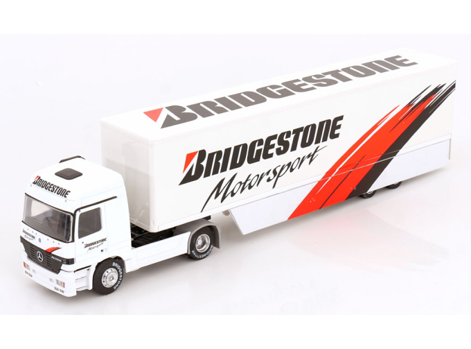 MERCEDES-BENZ Actros Bridgestone Motorsport race transporter with acessories
