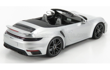 PORSCHE 911 992 Turbo S Cabriolet Open (2020), silver