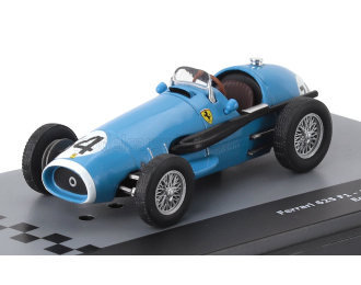 FERRARI F1 625 Team Rosier №34 Season (1954) Robert Manzon - Con Vetrina - With Showcase, Light Blue