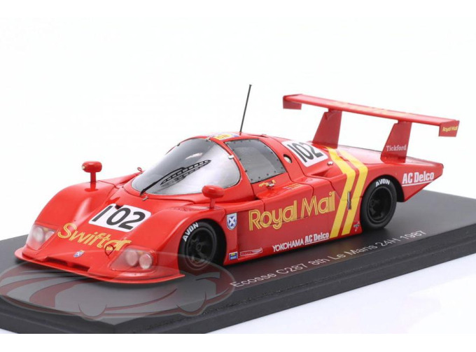 Ecosse C286 №102 8th 24h LeMans Leslie, Mallock, Duez (1987)