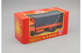 Минский 53352 бортовой с тентом (1974-1976), св.оранжевый