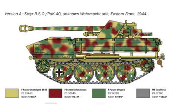 Сборная модель Rso Pak40 Military 1945