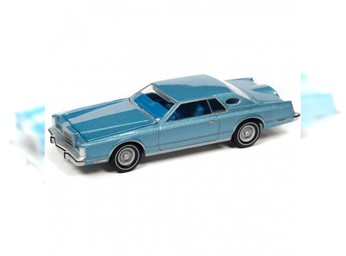 LINCOLN Continental Coupe Mark V (1977), blue