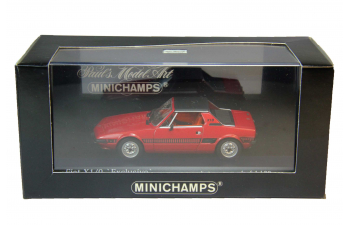 FIAT X 1/9 "Exclusive" (1972-78), red metallic