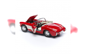 Сборная модель CHEVROLET Corvette (1957), red/white