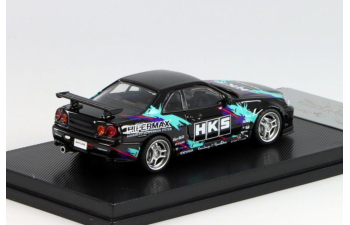 NISSAN Skyline GT-R R34 V-Spec HKS, black