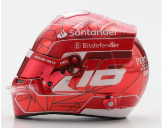 BELL HELMET Casco Helmet F1 Charles Leclerc Team Ferrari Hp №16 Singapore Gp (2024), Red