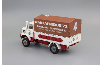 BERLIET L64 Caisse bâchée Raid Afrique 1963, beuge / brown