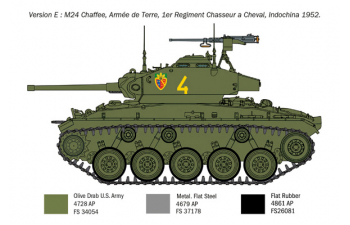 Сборная модель Танк M24 CHAFEE