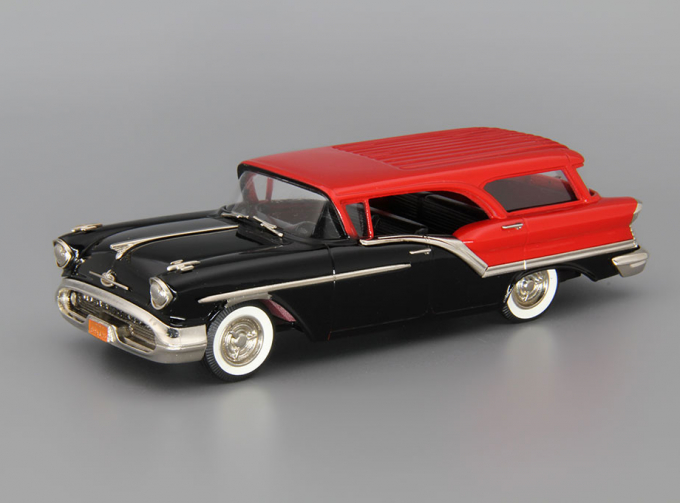 OLDSMOBILE Super 88 Station Wagon (1957), black / red