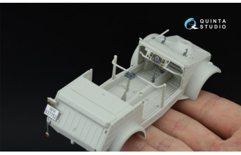 3D Декаль интерьера кабины Kubelwagen Type 82 (Meng VS-015) (с 3D-печатными деталями)