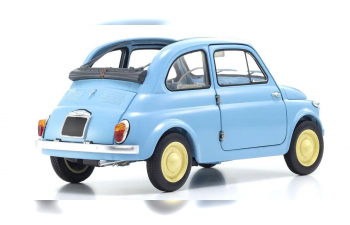 FIAT 500 D Cabriolet Open (1960), Celeste Crociera - Light Blue