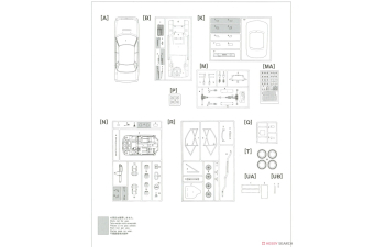 Сборная модель Subaru Legacy RS RAC Rally 1993