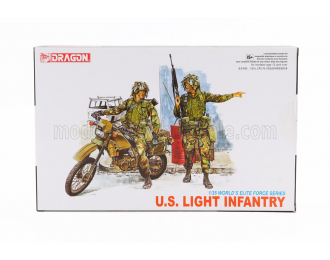 Сборная модель Usa Light Infantry Military Figures, /