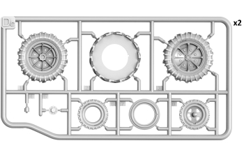 Сборная модель FORDSON Land Utility Tractor 1939