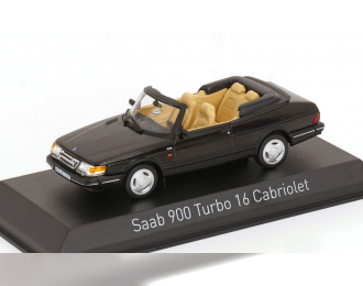 SAAB 900 Turbo 16 Convertible (1992), black