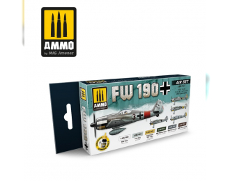 Набор акриловых красок "FW 190 Air Set", 6 шт.