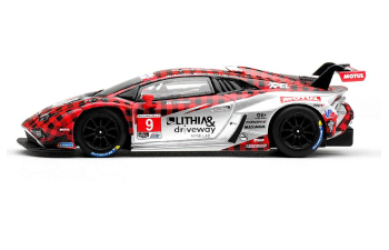LAMBORGHINI Huracan GT3 EVO2 #9 Pfaff Motorsports Weathertech GTD Pro (2025), red / silver