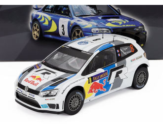 VOLKSWAGEN Polo R Wrc Team Volkswagen Motorsport №8 Winner Rally Sweden (2013) Sebastien Ogier - Julien Ingrassia, White