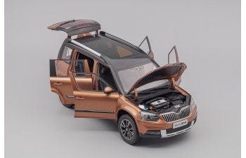 SKODA Yeti (2013), brown