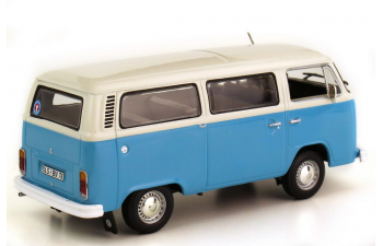 VOLKSWAGEN T2 Bus (1972), white / blue