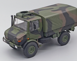 MERCEDES-BENZ Unimog U1300L (Br.435) Military Truck, three-color camouflage