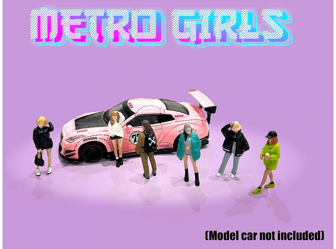 FIGURES Set 6x Metro Girls, Various