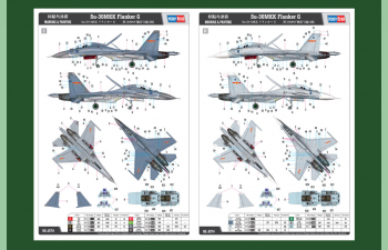 Сборная модель Самолет Su-30MKK Flanker G