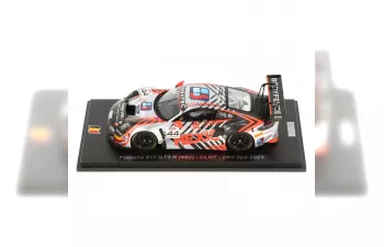 PORSCHE 911 992 Gt3 R Team Clrt №44 24h Spa (2023) C.Mateu - F.Makowiecki - H.Chevalier - S.Palette, Orange Black