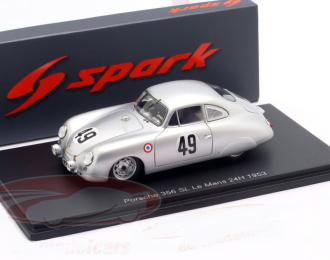 PORSCHE 356 #49 24h LeMans Auguste Veuillet, Petermax Müller (1953)